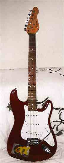 photograph of guitar